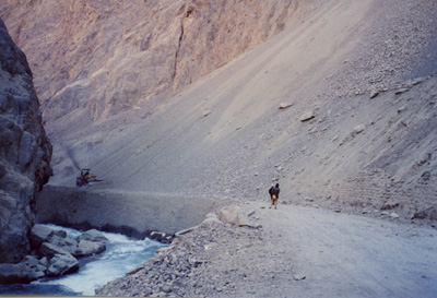 192 Landslide closing the road north of Sost.jpg